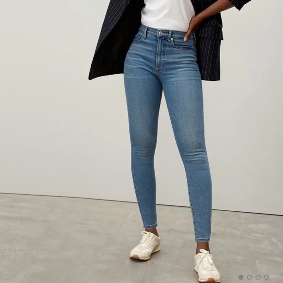 Everlane Denim - Everlane High Rise skinny jeans, 26Tall